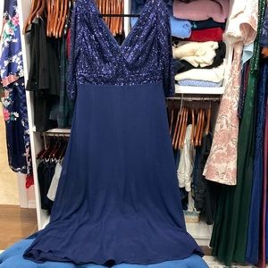 Ever Pretty 18 Navy Blue Gown